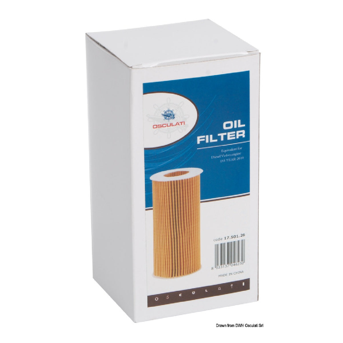 Filtro de aceite Osculati Solas Volvo 841750-41815 17.501.03