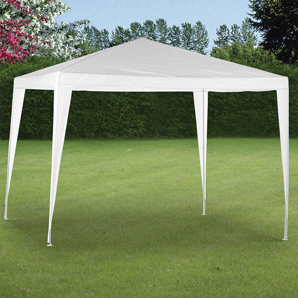 Weißer Party-Pavillon GZB103, 300 x 300 mm, zum Selbstaufbau