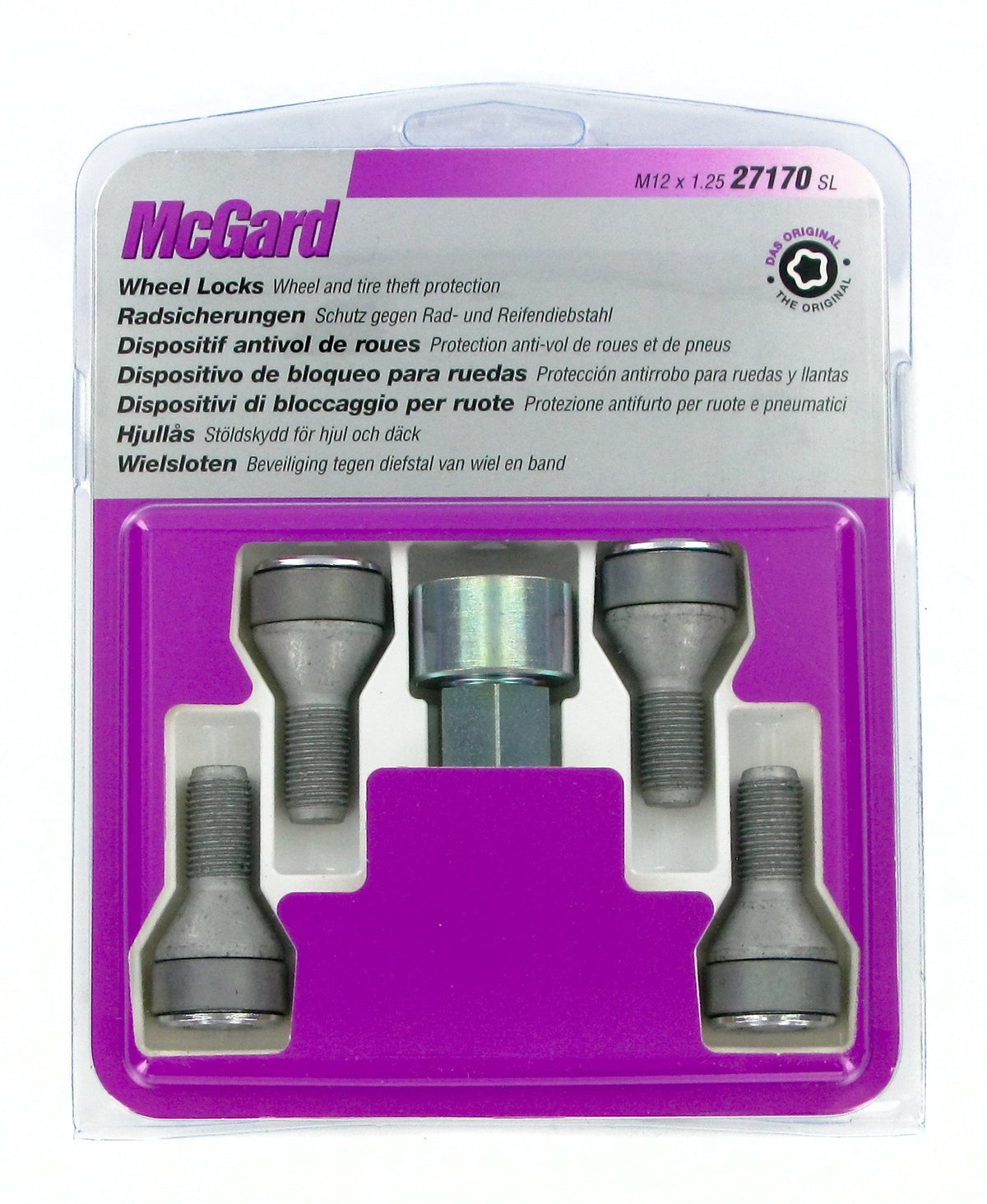 McGard Bulloni ruota auto conici kit 4 pz - Ultra High Security - A050