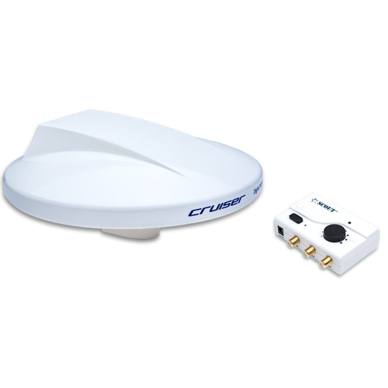 Scout Telecomunicazioni Antenna Nautica Barca Tv Cruiser Nera PF AN NTV003