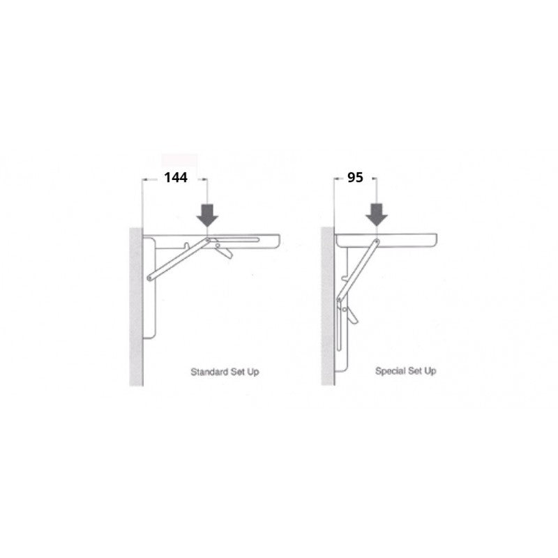 Marine Town Supporto Pieghevole Inox