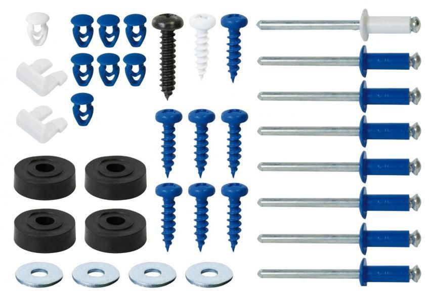 Kit completo de fijación de matrícula Cora