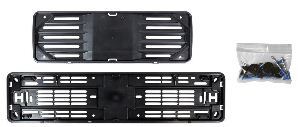 Cora Set portatarghe ant+post in plastica