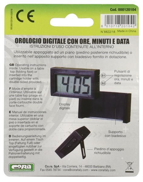 Cora Orologio digitale