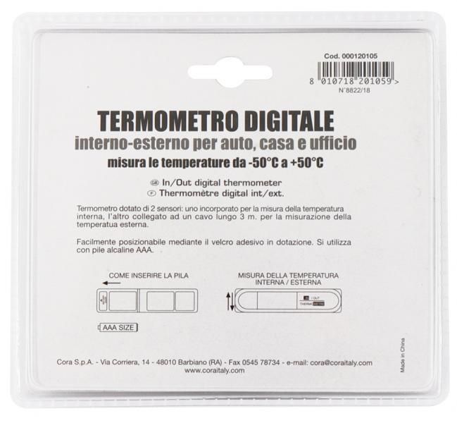 Cora Digitales Innen-/Außenthermometer
