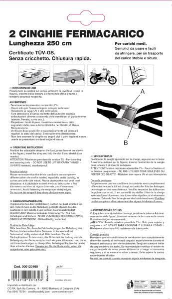 Cora Gepäckgurte 250 cm