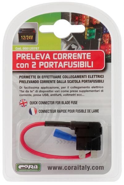 Divisor de circuito con fusible estándar Cora