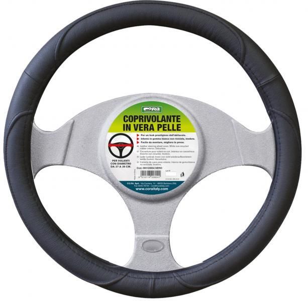 Funda de volante de cuero Cora