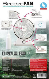 Cora BreezeFan Wiederaufladbarer Ventilator/Luftbefeuchter
