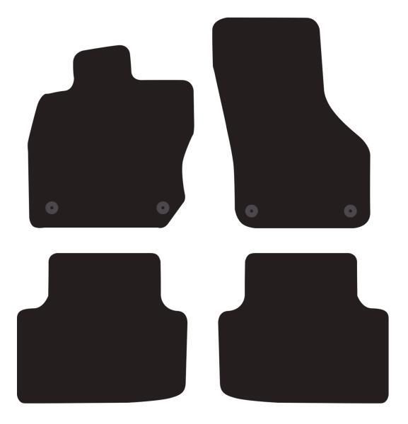 Cora Tappeti moquette Tailor SKODA Octavia IV 5p. e SW 20> (ibrida)