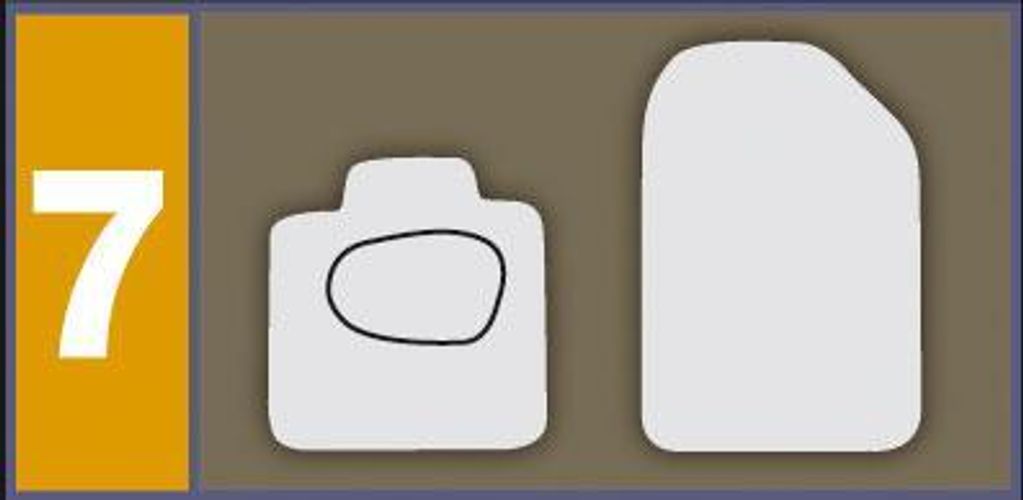 Cora Set 4 tappeti moquette Actualfit grigio modello 7