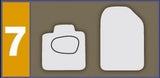 Cora Set 4 tappeti moquette Actualfit grigio modello 7