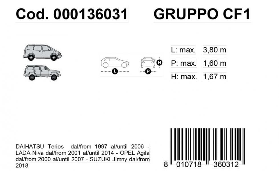 Cora Gabardine Car Cover Modell VAN 1