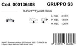 Cora Copriauto Topcover Silver modello S3