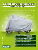 Cora Procover Silberne Motorradabdeckung Modell A1
