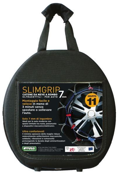 Cora Catene neve Slimgrip 7 mm gruppo 11
