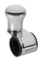 Pilot Revolve, pomello volante in alluminio cromato, staffa cromata
