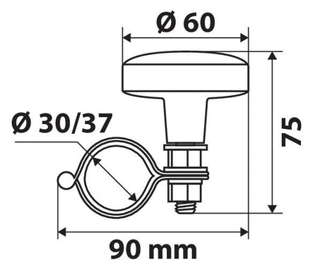Lampa Spinny, pomello volante 00138