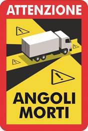 CORA Adesivo Angoli Morti per Camion Attention Angles Morts