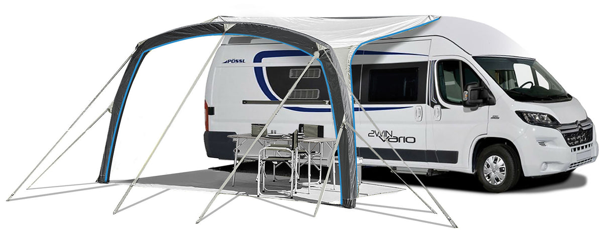 Brunner Skia 400 AIRtech aufblasbares Sonnensegel 400 x 250 cm
