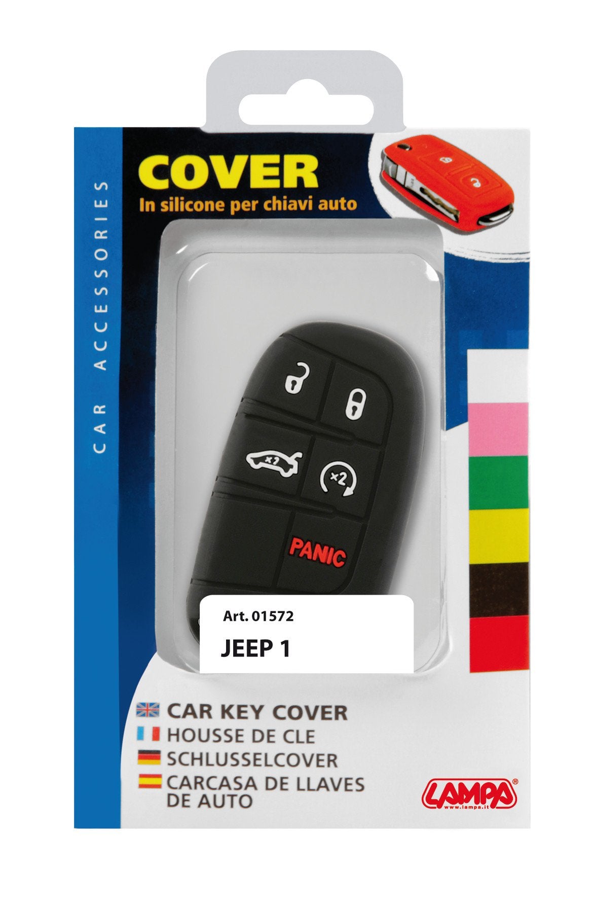 Lampa Cover per chiavi auto, conf. singola - compatibile per - Jeep - 1 01572
