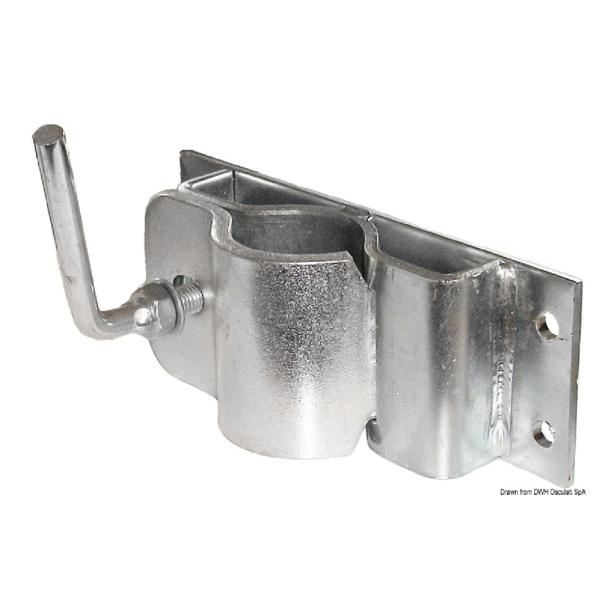 Osculati Supporto per ruotino carrello traino 02.016.52 02.014.55 - AmerigoStore