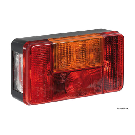 Osculati Fanale carrello traino posteriore DX 5 funzioni 4 lampadine 190x100 02.021.08 - AmerigoStore