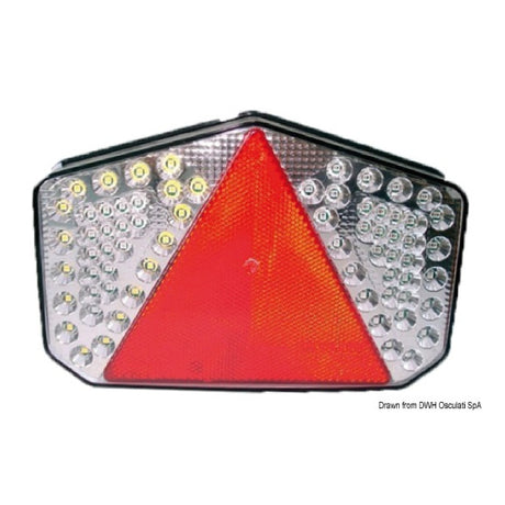 Osculati Fanale carrello traino Led posteriore DX 02.021.20 - AmerigoStore