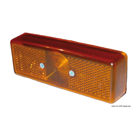 Osculati Fanale carrello traino d'ingombro catadiottro arancio 02.022.05 - AmerigoStore