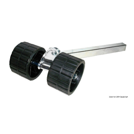 Osculati Rullo rimorchio basculante 2 Rulli rimorchio dritto 40 mm 02.031.36 - AmerigoStore