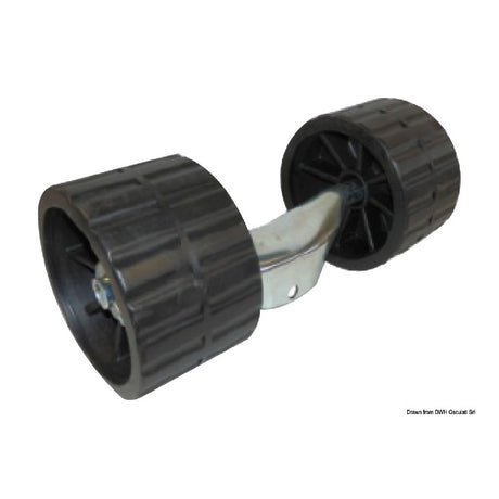Osculati Staffa con Rulli rimorchio fissi blu 02.031.49 - AmerigoStore
