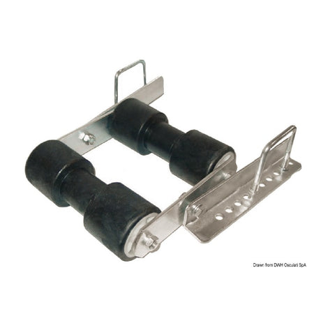 Osculati Rullo basculante posteriore 60 mm doppio 02.040.69 - AmerigoStore