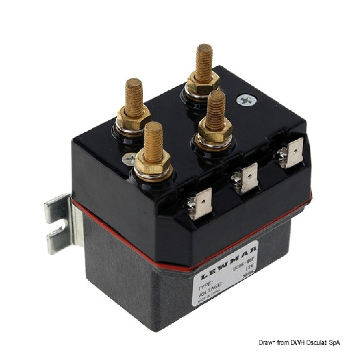 Interruptor de control remoto para cabrestante Lewmar V3 de 12 V a prueba de agua
