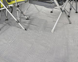 Colchoneta de camping Brunner Kinetic 600 para autocaravanas y caravanas, 250 x 400 cm, gris