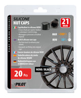 Pilot Copribulloni in silicone, 20 pz - 21 mm