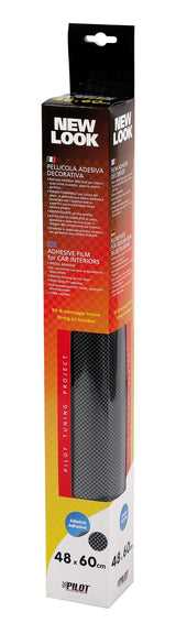 Pilot New-look, pellicola cm 48x60 - Carbon-fibre - Nero
