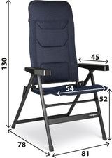 Silla Plegable Brunner Rebel Pro LARGE Azul 54 x 45 x H51,5/125 cm