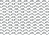 Pilot Racing Grill - Rombo fine 2x4 mm - 100x33 cm - Satinato