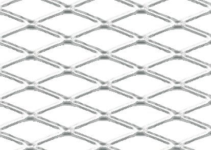 Pilot Racing Grill - Rombo medio 6x12 mm - 120x20 cm - Lucido