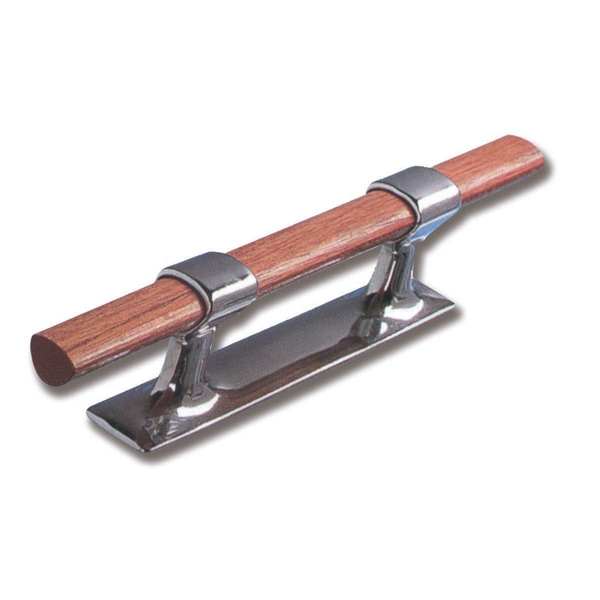 Trem-Anlegepoller mit 215 mm langem Holzquerstück (Stange)
