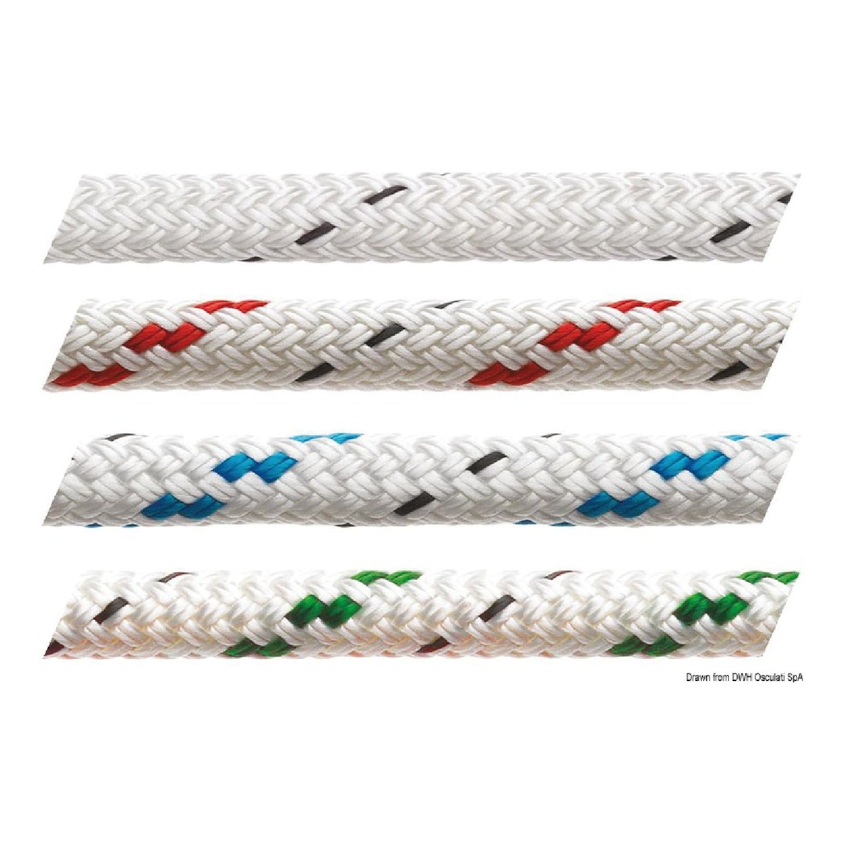 Marlow Cima bianca Doublebraid con segnalino