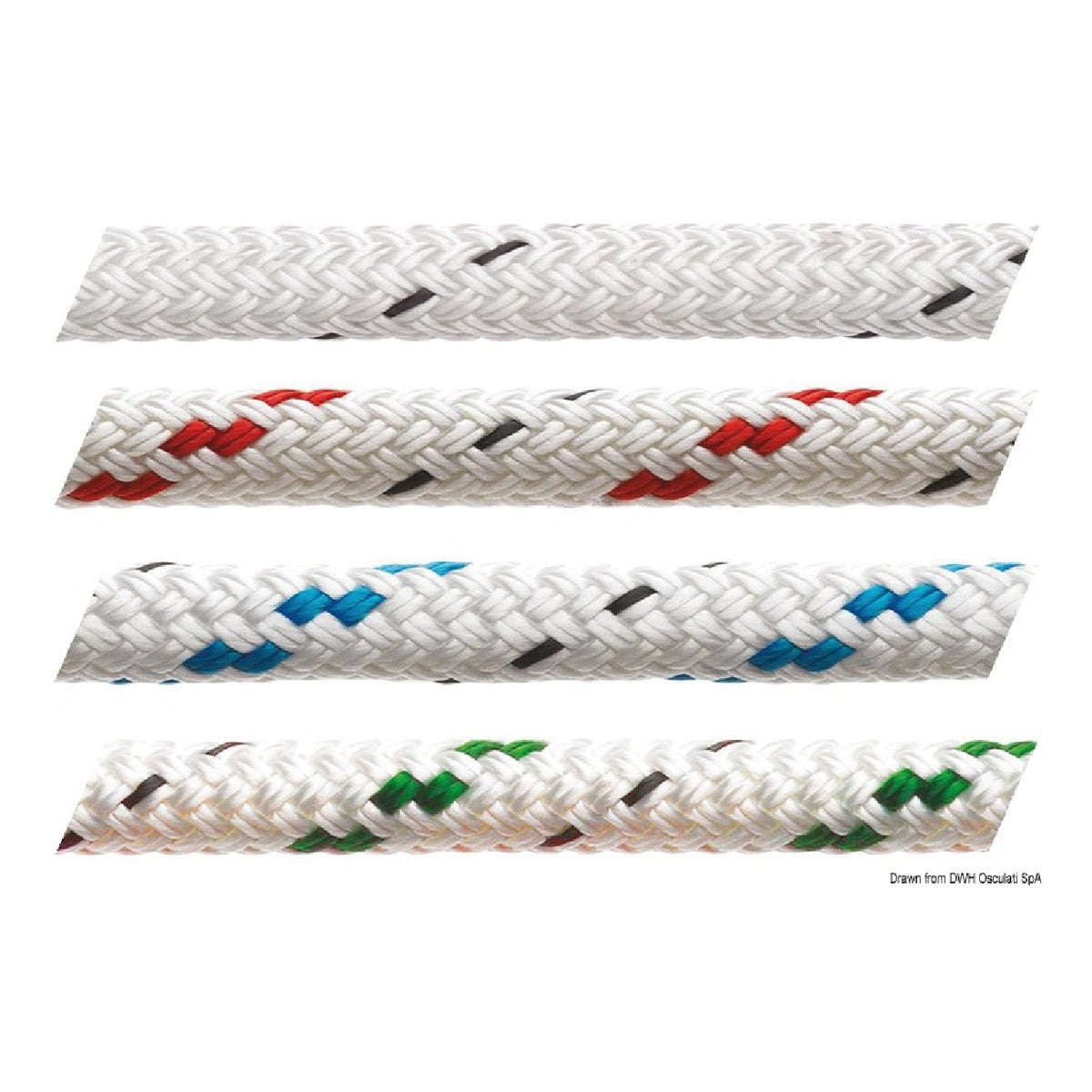 Marlow Cima bianca Doublebraid con segnalino