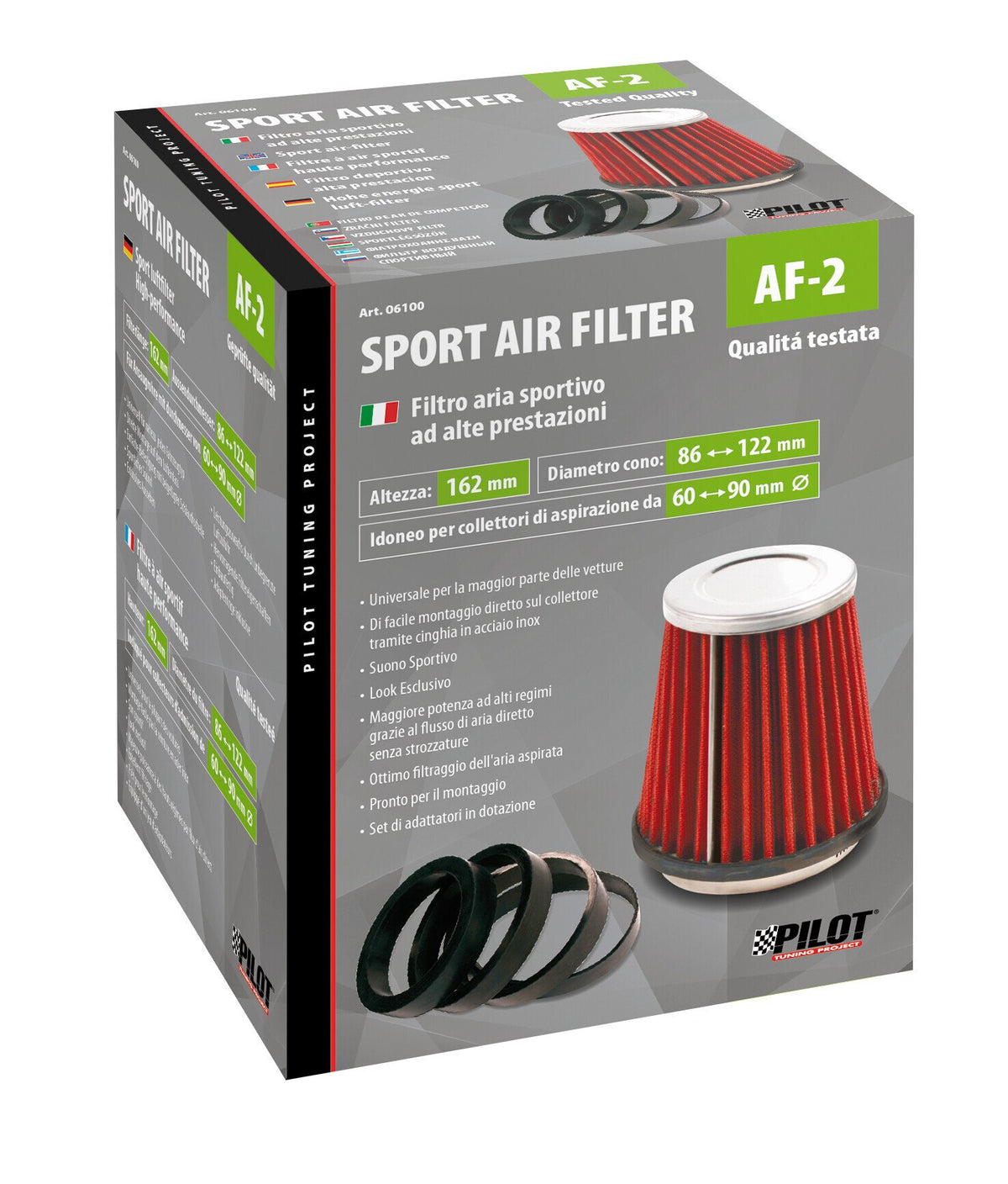 Pilot AF-2, Filtro aria conico