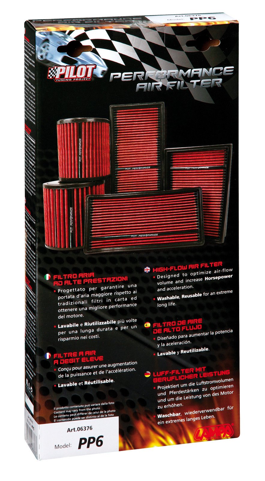 Pilot Filtro aria Pilot Performance PP6