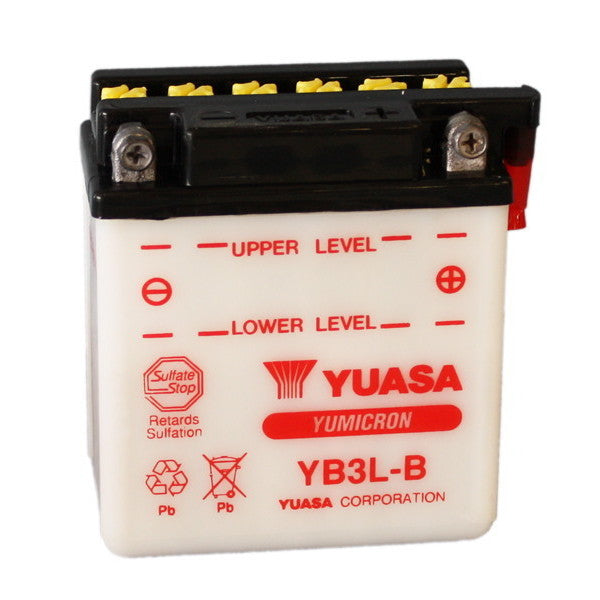 YUASA YB3L-B 12V/3Ah Motorradbatterie (ohne Säure)