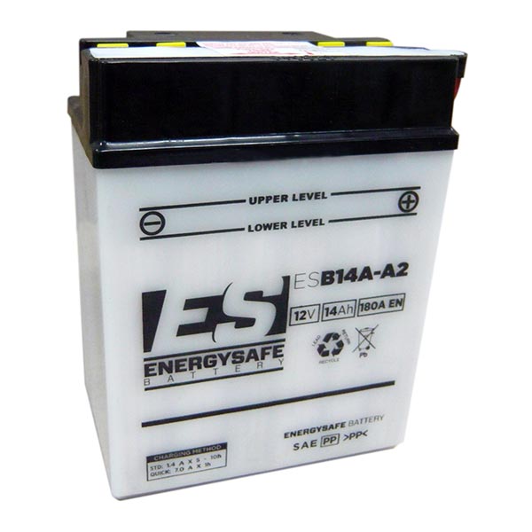 Energysafe ESB14A-A2 12V/14Ah Motorradbatterie (ohne Säure)