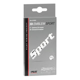 Pilot Emblema 3D cromato - Sport