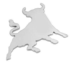 Pilot Emblema 3D cromato - Bull
