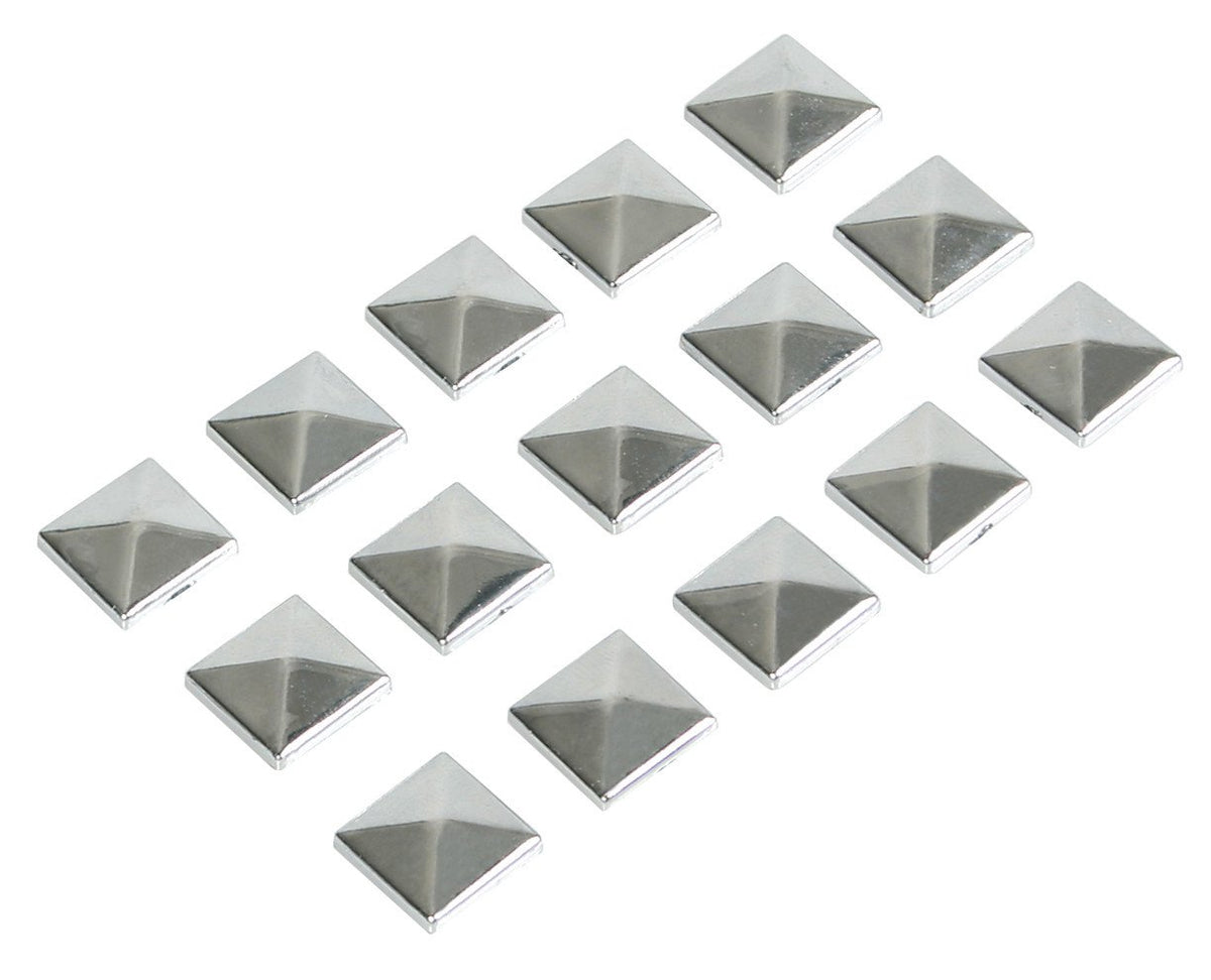 Pilot Decor-Studs, borchie cromate 15 pz - 10x10 mm