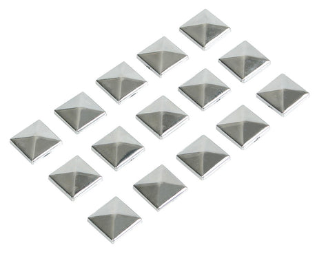 Pilot Decor-Studs, borchie cromate 15 pz - 10x10 mm